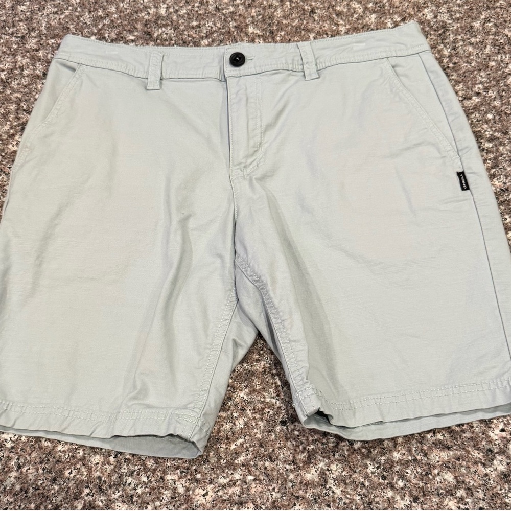 O'Neill Men's Flat Front Shorts - Light Green